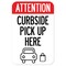 Signmission 7 in Height, Heavy Gauge Aluminum, 7" x 10", A-1218-25535 A-1218-25535 - alternate 1
